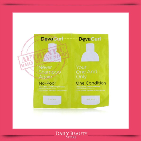 DevaCurl No-Poo & One Condition Duo 1oz X 3 Samples
