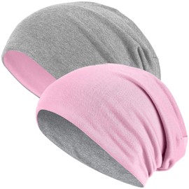 Hatstar Long Slouchy Beanie, 2-in-1 Reversible Jersey Hat in 45 Colours -