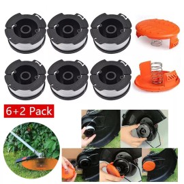 For Weed Eater NEW Trimmer Spool +Cap For Black & Decker LST400 LST420 LST522 LST1018 LSTE523