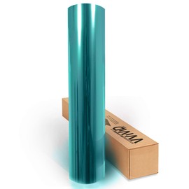 One-Way Blue Mirror Finish Vinyl Window Wrap Film Self-Adhesive DIY Large Roll Various Sizes (2.5ft x 5ft)