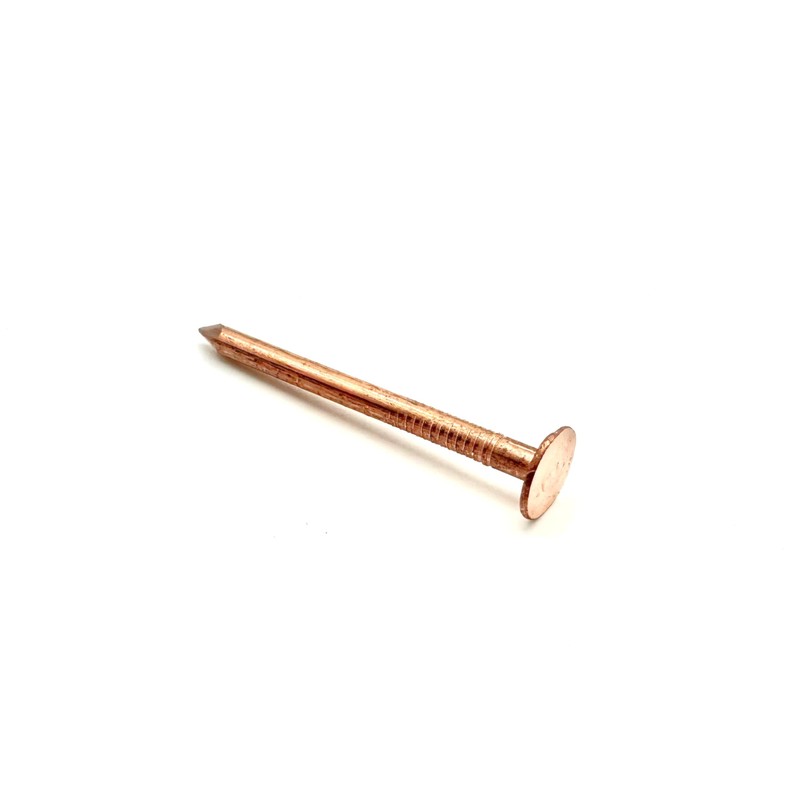 50 PCS Copper Clout Nails Roofing Slate Felt Nail, Tree