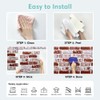 Commomy 3D Faux Brick Wall Panels - 10 pcs 11.8”x