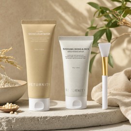 Liternity coix coix pack 120g + Baekbokryeong pack 80g set (including spatula) / 리터니티 율무팩 120g + 백복령팩 80g 세트 (스파츌라포함)