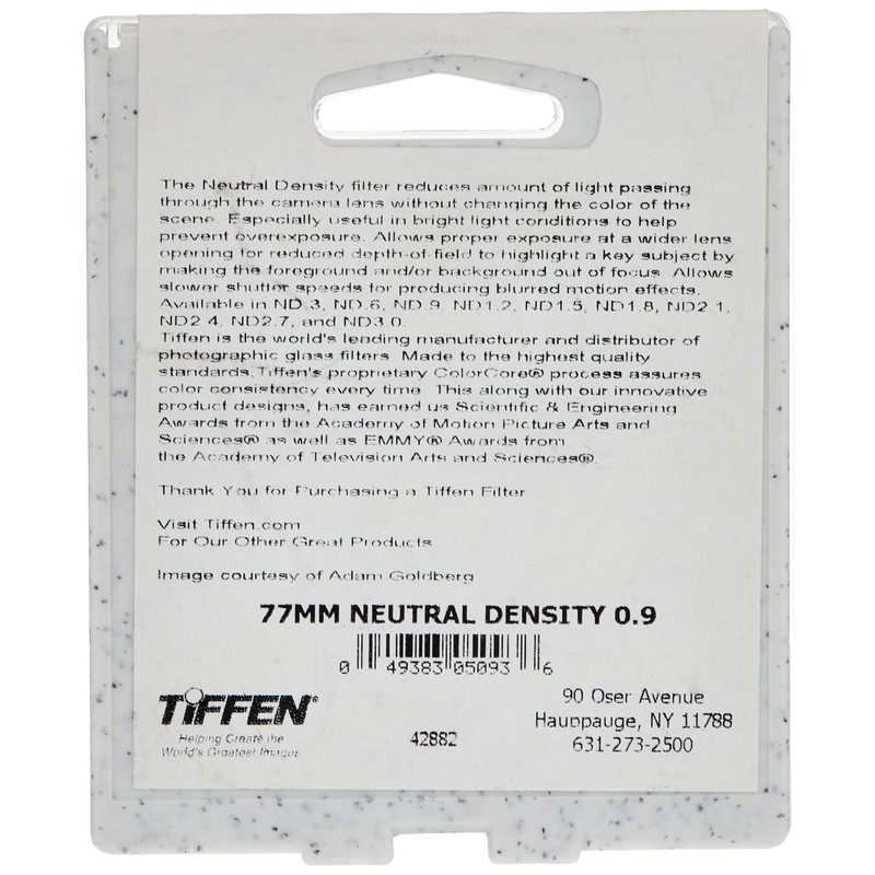 Tiffen 77mm Neutral Density 0.9 Filter