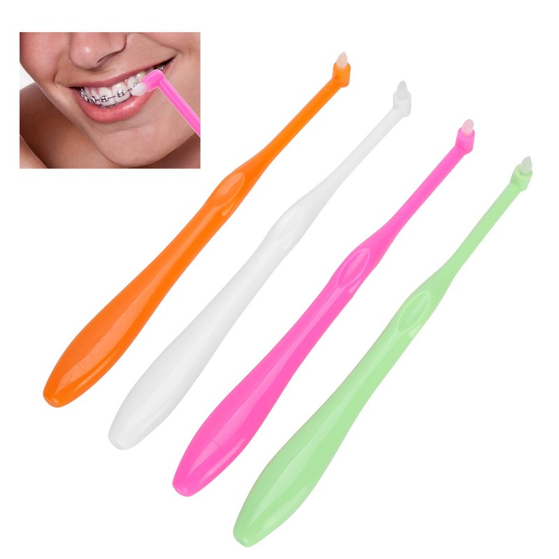 Cerlingwee Cepillo De Dientes De Ortodoncia,4 Piezas Cepillo De Dientes