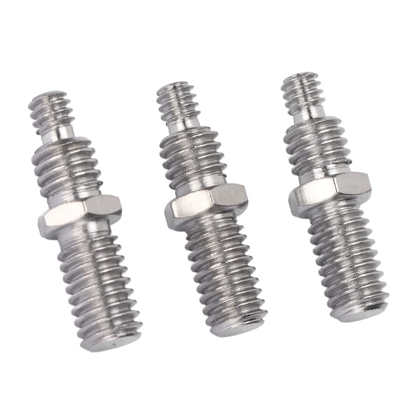 3 Piece Tripod Screw Adapter, 3/8" to 1/4" Conversion Camera