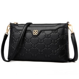 FSDWG Women's Clutch Bag, Shoulder Bag, Party Bag, Cute, Elegant, Formal, After-party, Recital, Concert, Wedding, Entrance, Graduation, Party, Formal, Large Capacity, 6097 Black