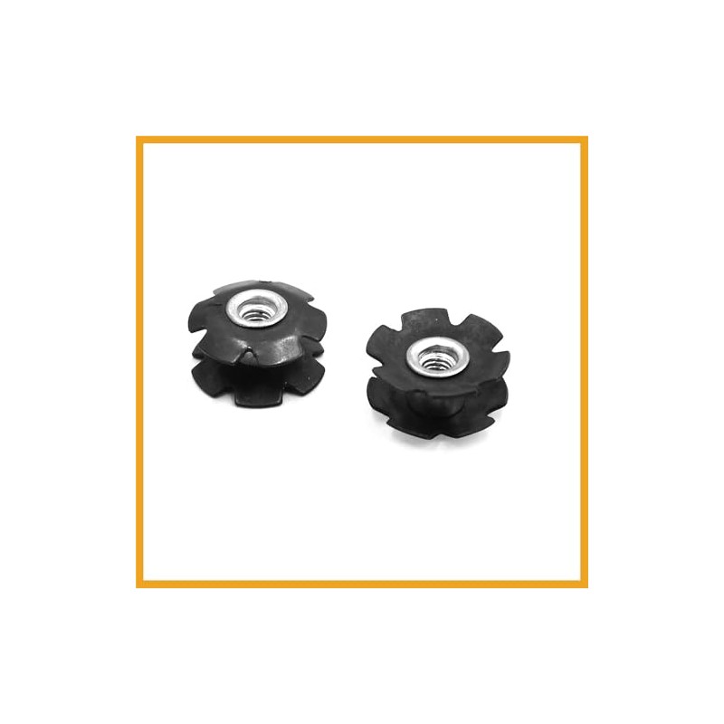 Partuto 2Pcs Metal MTB Bike Cycling Bicycle Flanged Headset Star