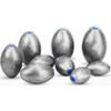 FANGBLUE Egg Shape Lead Fishing Sinker 3/8oz (10g) Oval Drop