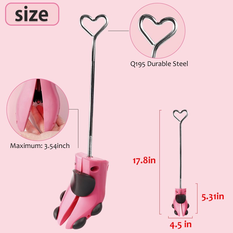 RekTak Shoe Stretcher Women, Boot Stretcher For Wide Feet Shoe