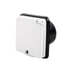 Awning Socket 220 V White 9 x 9 with Lid