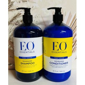 EO Essentials ~ Sweet Orange Nourishing Shampoo & Conditioner 32 fl oz Each
