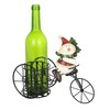 Snowman Riding Bicycle Christmas Wine Bottle Holder