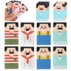 YJRUNFU Eraser Elementary School Stationery Kneaded Eraser Bald Uncle Eraser