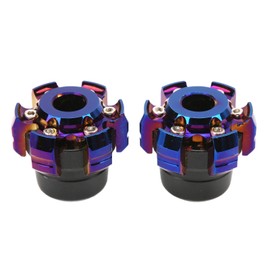 Pair of Motorcycle Wheel Front Fork Frame Slider Aluminum Alloy Falling Protection Falling Protection for Bicycle