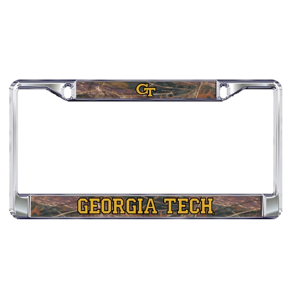 Craftique Georgia Tech Plate Frame (Domed CAMO GT Plate Frame (18085))