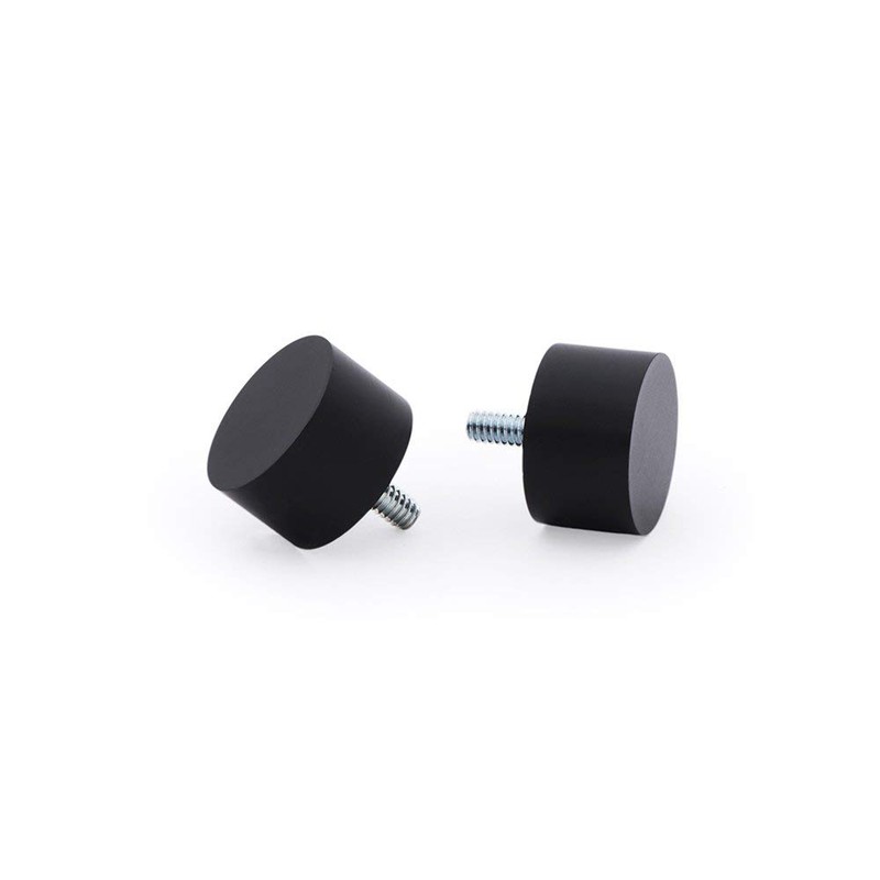 Ivilon Drapery Window Curtain Rod - End Cap Style Design