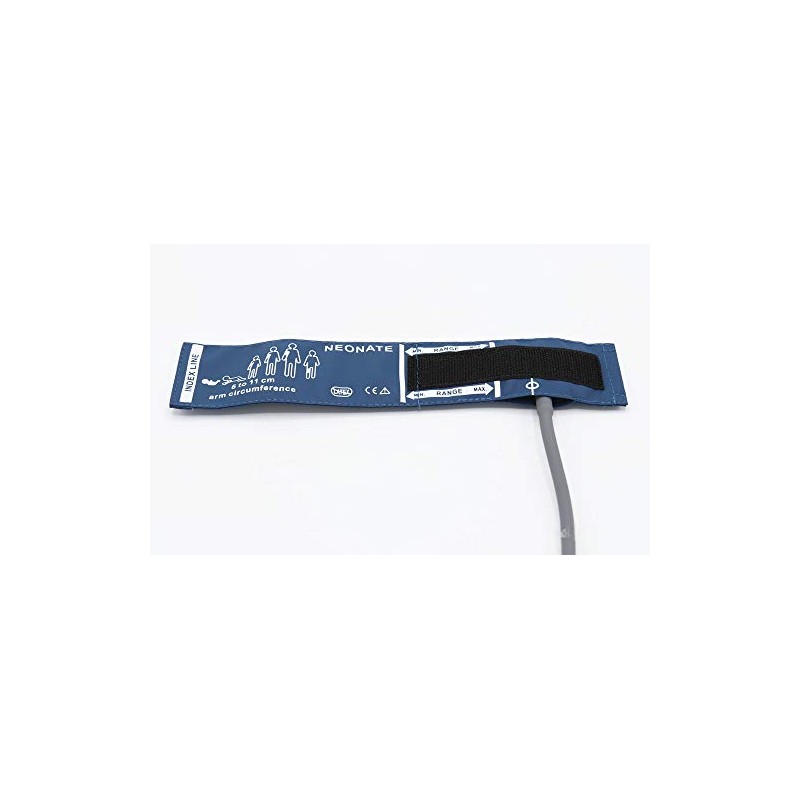 BRAZALETE DE UNA VIA REUSABLE NEONATAL 6-11 CMS CON CONECTOR