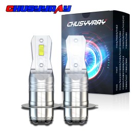 CHUSYYRAY Headlights For Yamaha Raptor 700 700R 2006 2007-2018 White 6000K LED Bulb H6M