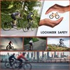 Looxmeer Bike Lock, Heavy Duty Bicycle Lock, 90cm High Security
