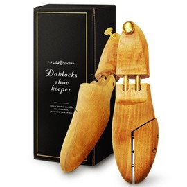 DABLOCKS Shoe Keeper Shoe Tree, Wooden Leather Shoes, Beech, Braun
