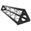 HECASA Universal 5Ft Triangle Truss Lighting Mobile DJ Booth Lighting