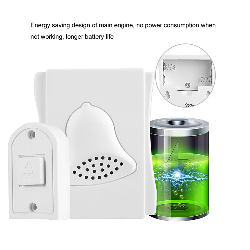 DC 12V Doorbell, Wired Doorbell Indoor Ding Dong Doorbell Doorbell