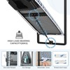 KINGBOARD Over Door Ironing Board, Hanging Ironing Board with Iron