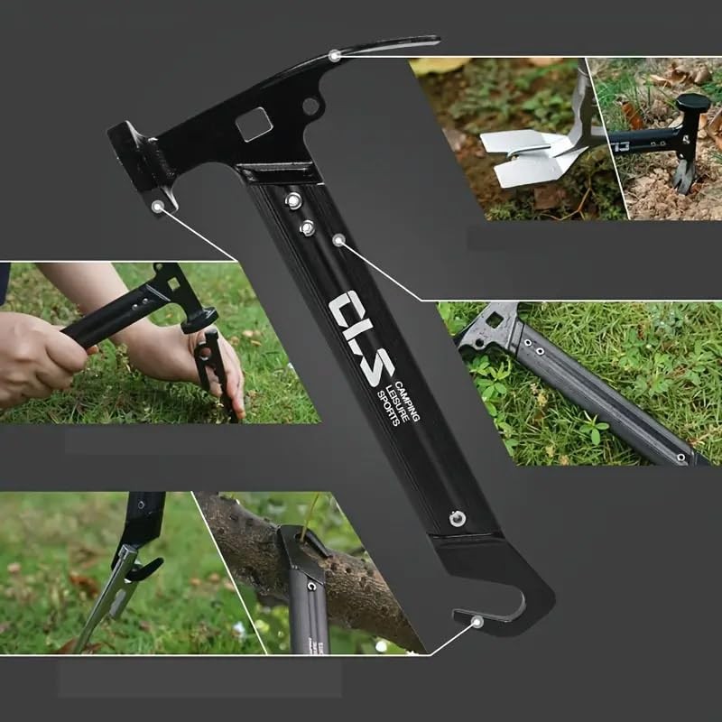 AIMALL Mini Outdoor Tent Hammer – Multi-Functional Camping Nail Hammer
