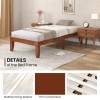 COSTWAY 14" Twin Size Modern Wooden Platform Bed Frame Bedroom