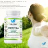 Moringa con Cúrcuma y Pimienta Negra Suplemento Alimenticio 100 Cápsulas