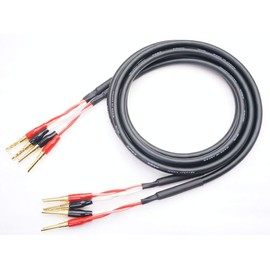 Canare 4S8G Oxygen Free Copper Wire with Banana Plug Speaker Cable Set of 2 (2.5m)