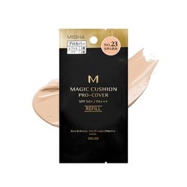 Missha M Cushion Foundation (Pro Cover) Refill No.23 Natural Beige (Refill) 1 Piece (x 1)