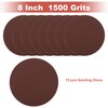 ACROPIX 8 Inch Sanding Discs Round Hook and Loop Sandpaper