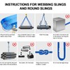 CarBole 1.8m x 5cm Sling Lifting with Flat Loop, 2