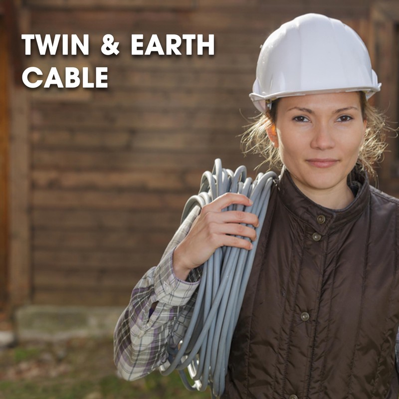 Primes DIY Electric Socket wire cable 1mm Twin and Earth