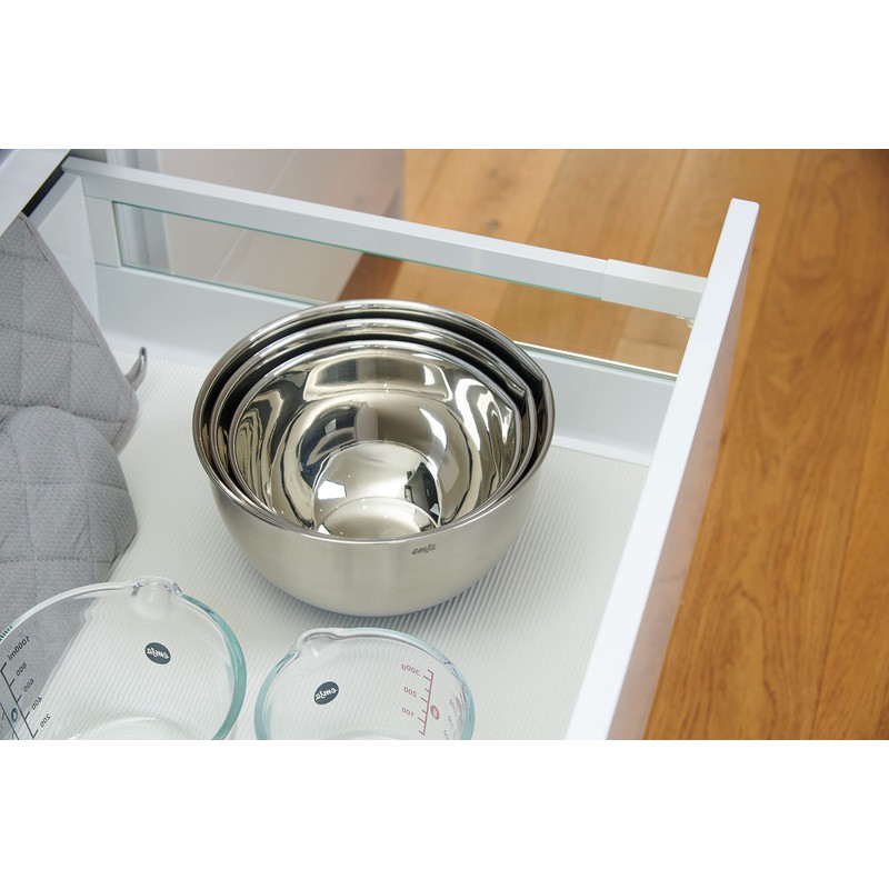 Emsa Prep&Bake K3271834 Mixing Bowl Stainless Steel 18 cm, Non-Slip