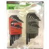 Pittsburgh 36 Piece SAE/Metric Hex Key Set