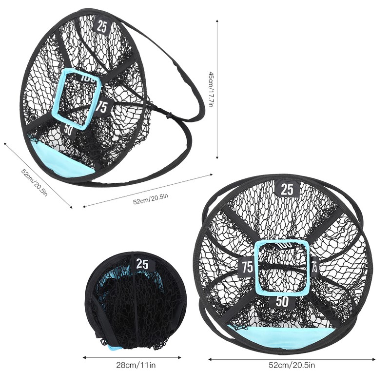 Golf Digital Cutter Practicing Net Multidistance Multiangle Swing Training Foldable