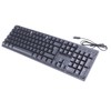 Keyboard Colorful Light Stable 104keys Suspended Keycap Wired Mechanical Gaming