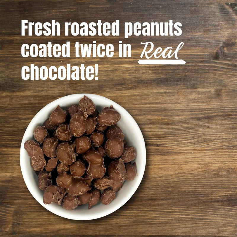 Double Dipped Peanuts Milk Chocolate Covered Peanuts (1 Pound) Wholesale