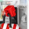 5PCS Circuit Breaker Lockout Device Detachable Cleat Plastic Clamp On