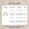 Romanstile Rectangle Vinyl Tablecloth,100% Waterproof Heavy Duty Oil Spill Proof