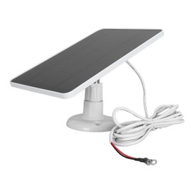 10W Solar Panel Charger for Nest for Doorbell 2K Camera for Ring Video Doorbell 2 for Doorbell 3, IP66 Waterproof, 360 Degree Adjustable Stand, 9.8ft Cable (CSP4W-O-W)