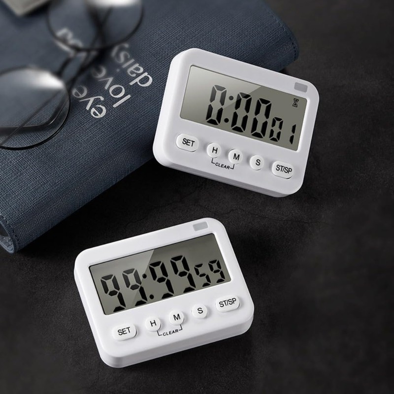 GH 99 Hours Full Featured Timer, Reminder Mode (Vibrate, Sound,
