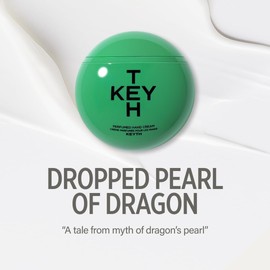 KEYTH PERFUMED HAND CREAM #DROPPED PEARL OF DRAGON (70ML, 2.36 FL.OZ.) / Rich Scent, Provides Glow and Moisture, Refreshing Finish, Mossy&Green, Ceramide NP
