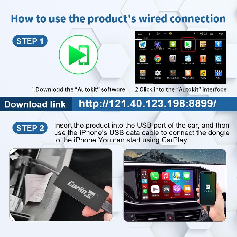 CarlinKit CarPlay Dongle only for Car with Android Head Unit