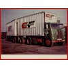 1971 White Freightliner Trucks NEW Metal Sign: Consolidated Freightways Comet
