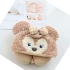 Hooded U Shaped Pillow Cute Cartoon Travel PP Cotton U