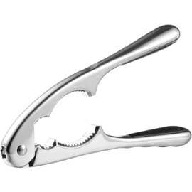 VALICLUD Cascanueces de Aleación de Zinc Práctico y Portátil Pinzas Multifuncionales para Abrir Nueces Duras como Castilla Piñones y Almendras Diseño de Palanca para Uso Manual Cocina